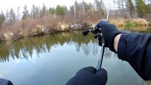 Рыбалка на р. Миасс поздней осенью. 03 ноября 2018 года