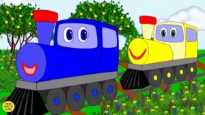 Развивающие мультики для малышей. Паровозик, длинный - короткий