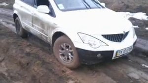 ssangyong actyon 2.0XDI 4x4 4wd тест-драйв по бездорожью