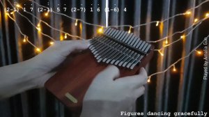 [Kalimba Cover] Once Upon a December - Anastasia | Number Notes & Lyrics