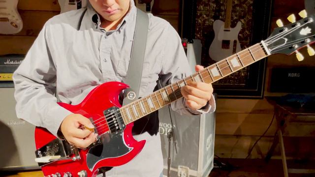 Epiphone 1961 SG Standard with Maestro Vibrola Tone Test - Sherwood Music смотреть онлайн
