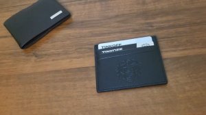Обзор кожаного картхолдера Тинькофф