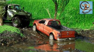 Мультик про Машинки - Маша и Медведь ездят по лужам и помогают Курочке. МанкиМульт