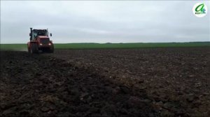 Вспашка плугом Kverneland RN 100 - 8
