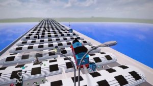 Big & Small Alphabet Lore Cars and Thomas the Train vs 100 Growing Speed Bumps | Teardown