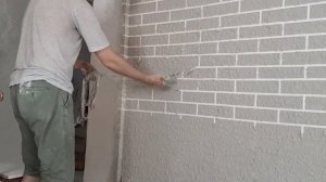 Кирпич из штукатурки за копейки. Стена под кирпич своими руками в стиле лофт. Модное решение дома.