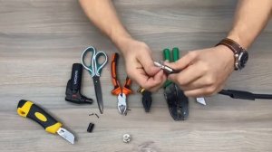 Демонстрируем способ обжима коаксиального кабеля 8D-FB CCA LSZH
