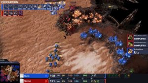 Serral is SURPRISED by Cure's Cyclones! (StarCraft 2)