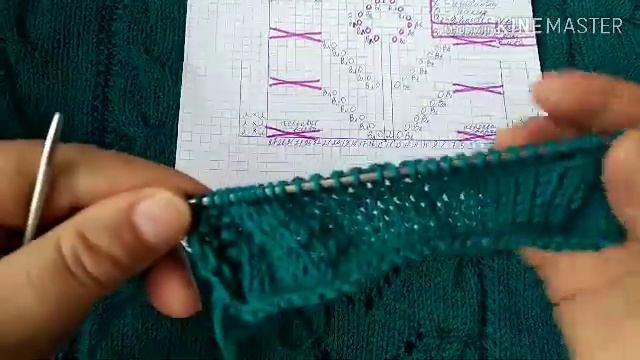 Мастер-класс ПАВЛИНОВОЕ ПЕРЫШКО простой,красивый узор спицами. смотреть онлайн