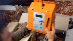 Распаковка пелетной горелки Общемаш