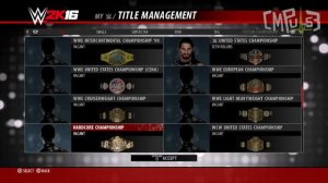 WWE 2K16 ALL Championships & Champions