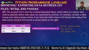 IP- Importing & Exporting Data Between CSV Files & MySQL and Pandas- 1 (Ch- 4)