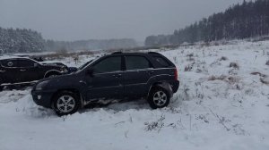 KIA Sportage 2 snow