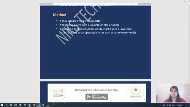 JAVA COURSE  PART - 12  JAVA NAMING CONVENTIONS || JAVA COURSE FOR BEGGINERS IN HINDI ||