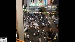 Япония   Сибуя   Перекресток 7 дорог в Сибуя Shibuya Crossing 3 1 Hotel Audit Отель Аудит