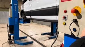 Пневмоподвеска для задней оси Форд Транзит с передним приводом