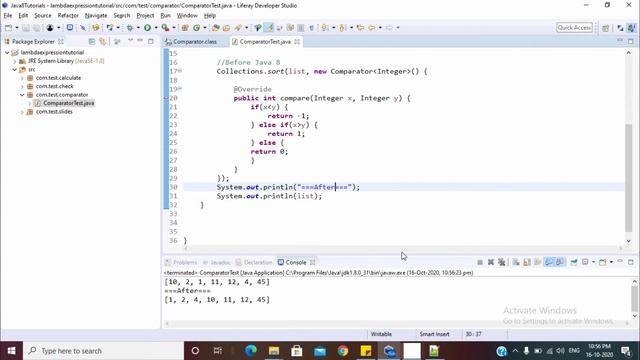 Java 8 Tutorial 05 :- How to sort a List in Java 8 using Comparator with Lambda  Expression??