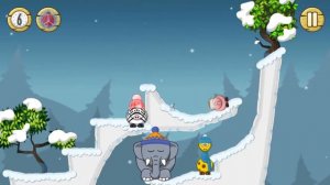 Разбуди слона.  Зима.  1 - 8 уровни.