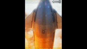 Первый полет Старшип   вид с башни | First flight of the Starship view from the tower