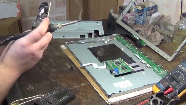 Ремонт монитора Acer AL1916W / Repair the LCD monitor Acer смотреть онлайн