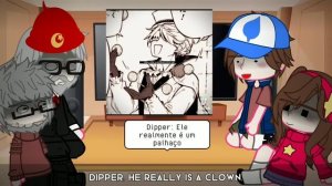 •|Gravity Falls react to Bill chiper as Nikolai Gogol|•BSD x Gravity Falls •|Fyolai|•