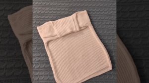 Как сложить свитер