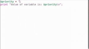 Variables in Perl - Hindi