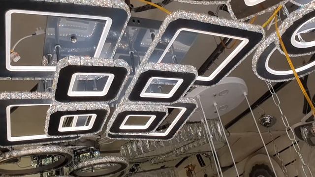 Светодиодная хрустальная люстра смотреть онлайн