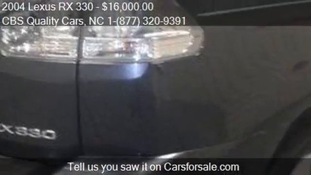 2004 Lexus RX 330 for sale in DURHAM NC 27703 at the CBS Qu