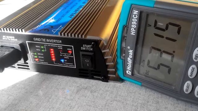 Grid inverter fail to start