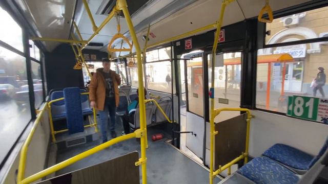 Поездка по городу на автобусе, Ростов на Дону