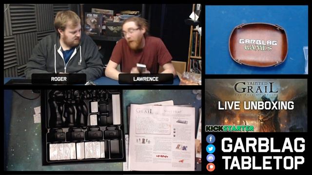 Tainted Grail Live Unboxing #taintedgrail #kickstarter #spoilerfree