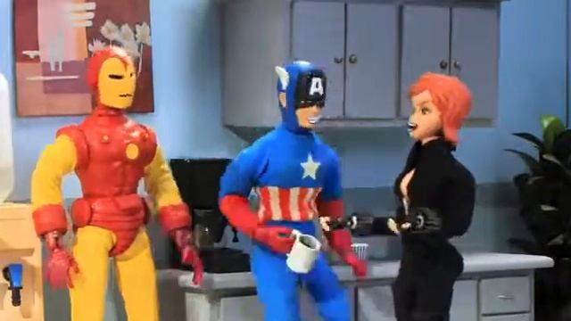 Причина пребывания Чёрной Вдовы и Соколиного глаза в Мстителях смотреть онлайн