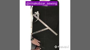 ЧЕРТЕЖ РУКАВА для водолазки ( футболки, платья и т.п.) сразу на ткани!
