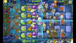 Dark Ages Night 15 - Plants vs Zombies 2 (Прохождение)