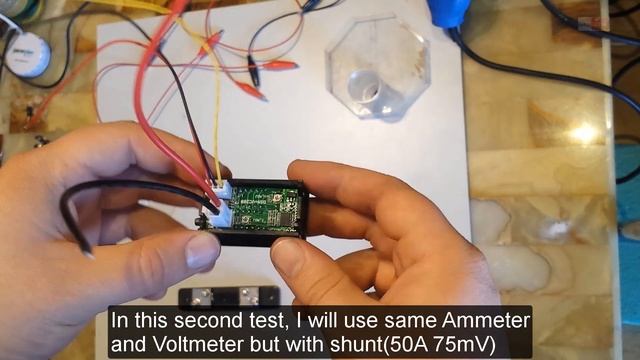 Digital Voltmeter Ammeter DC 100V 10A Shunt 50A test wiring смотреть онлайн