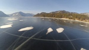 На коньках по Телецкому озеру | Яйлю зимой | Алтайский биосферный заповедник