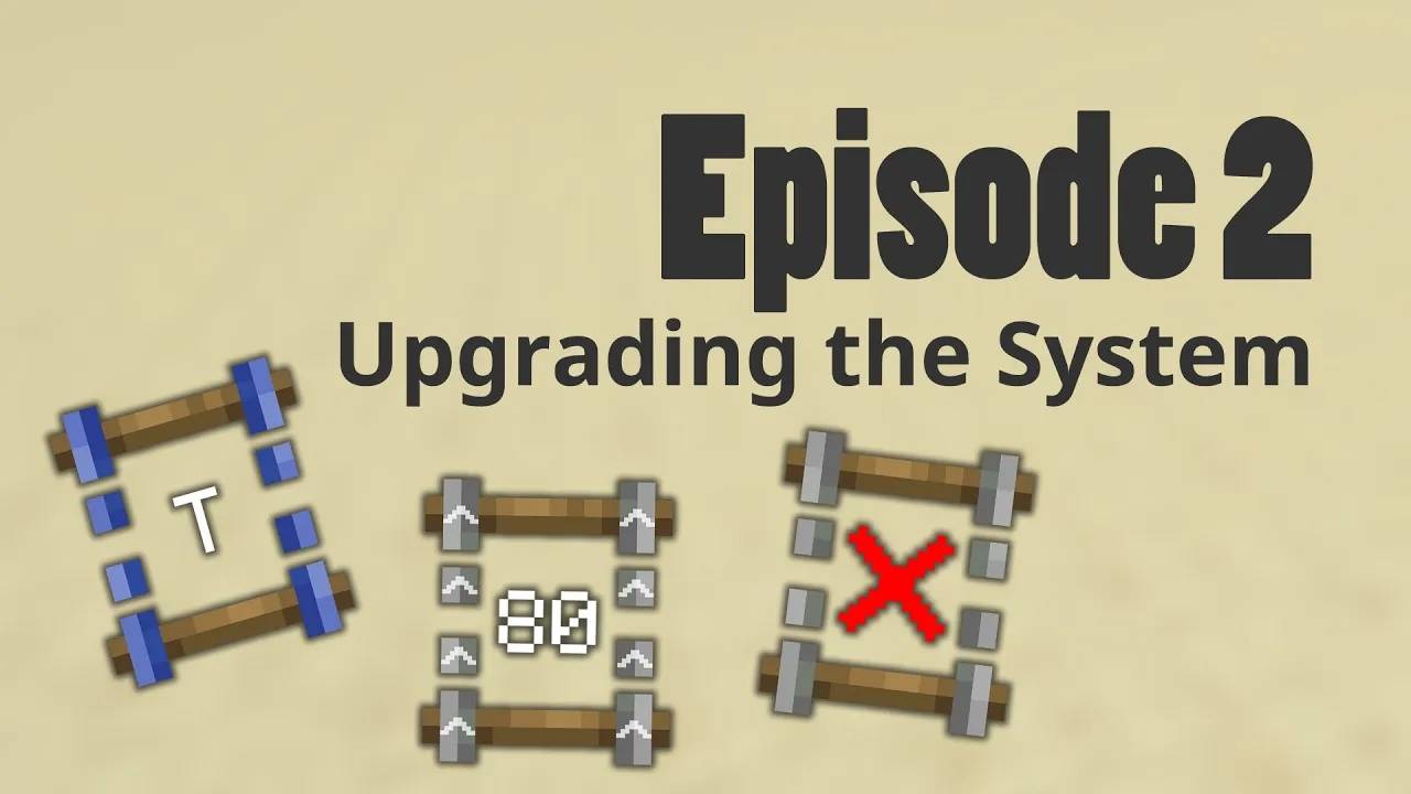 s01e02 - Модернизация системы - Уроки по Minecraft Transit Railway. Эпизод 2