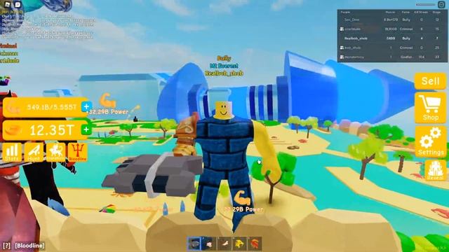 I got stage 7 and the 3rd bloodline transformation │Roblox lifting simulator смотреть онлайн