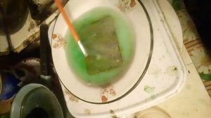 Травление плат за 5 минут в растворе перекиси водорода и лимонной кислоты