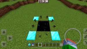 Secret portal in Minecraft to the Diamond World.