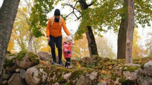Krimuldas muiža, Krimuldas viduslaiku pilsdrupas, Gaisa trošu ceļš, Turaidas pils Rudenī