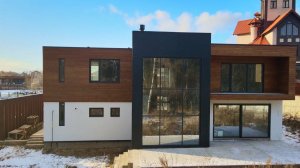 Загородный дом 350 м2 в стиле ХАЙТЕК