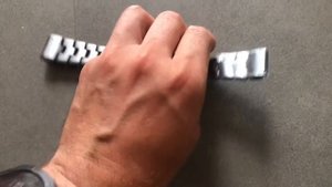 GARMIN QUICKFIT 26 WATCH BAND - DLC VENTED CARBON GRAY TITANIUM BRACELET