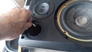 Как разобрать акустику Sony SS-EX55