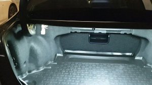Toyota Camry XV55 2018 г. Освещение багажника.