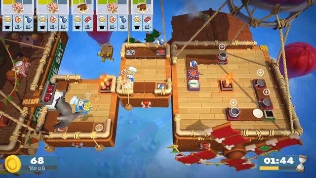 Overcooked 2 | Let's Play | Episode 3 | Shadow Clone | I throw the game смотреть онлайн