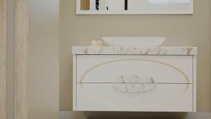 Искусственный акриловый камень, мебель из камня в ванную комнату.