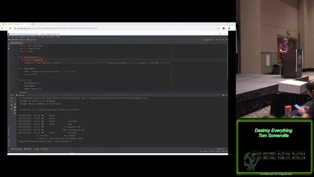 GrrCON 2019 3 02 Destroy Everything Tom Somerville смотреть онлайн