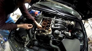 Замена маслосъемных колпачков n42b20